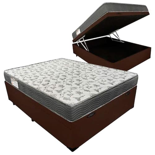 Cama Box Com Baú Casal + Colchão De Espuma D33 - Ortobom - ISO 100 138x188x60cm é boa?