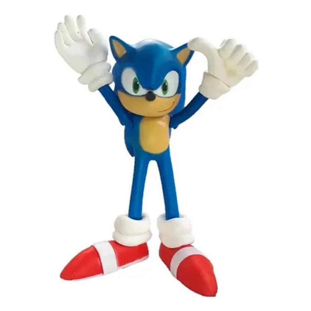 Boneco Do Sonic Em Pvc Tamanho 15cm Collection