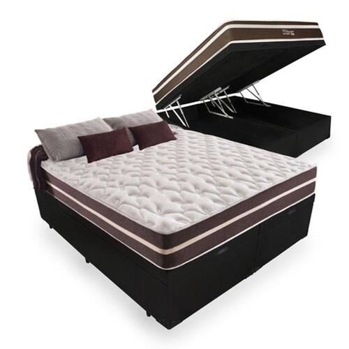snatch Or ozone Cama Box Baú Queen 158 Tecido Sintético Preto com Colchão Little Angel - Bello Box - Mola Superlastic 62x158x198cm | Ponto snatch Or ozone Cama Box Baú Queen 158 Tecido Sintético Preto com Colchão Little Angel - Bello Box - Mola Superlastic 62x158x198cm | Ponto