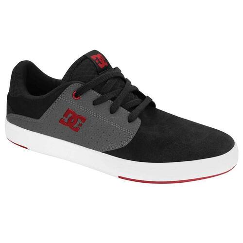 Tênis DC Shoes Plaza TC Masculino Cinza/Vermelho Ponto