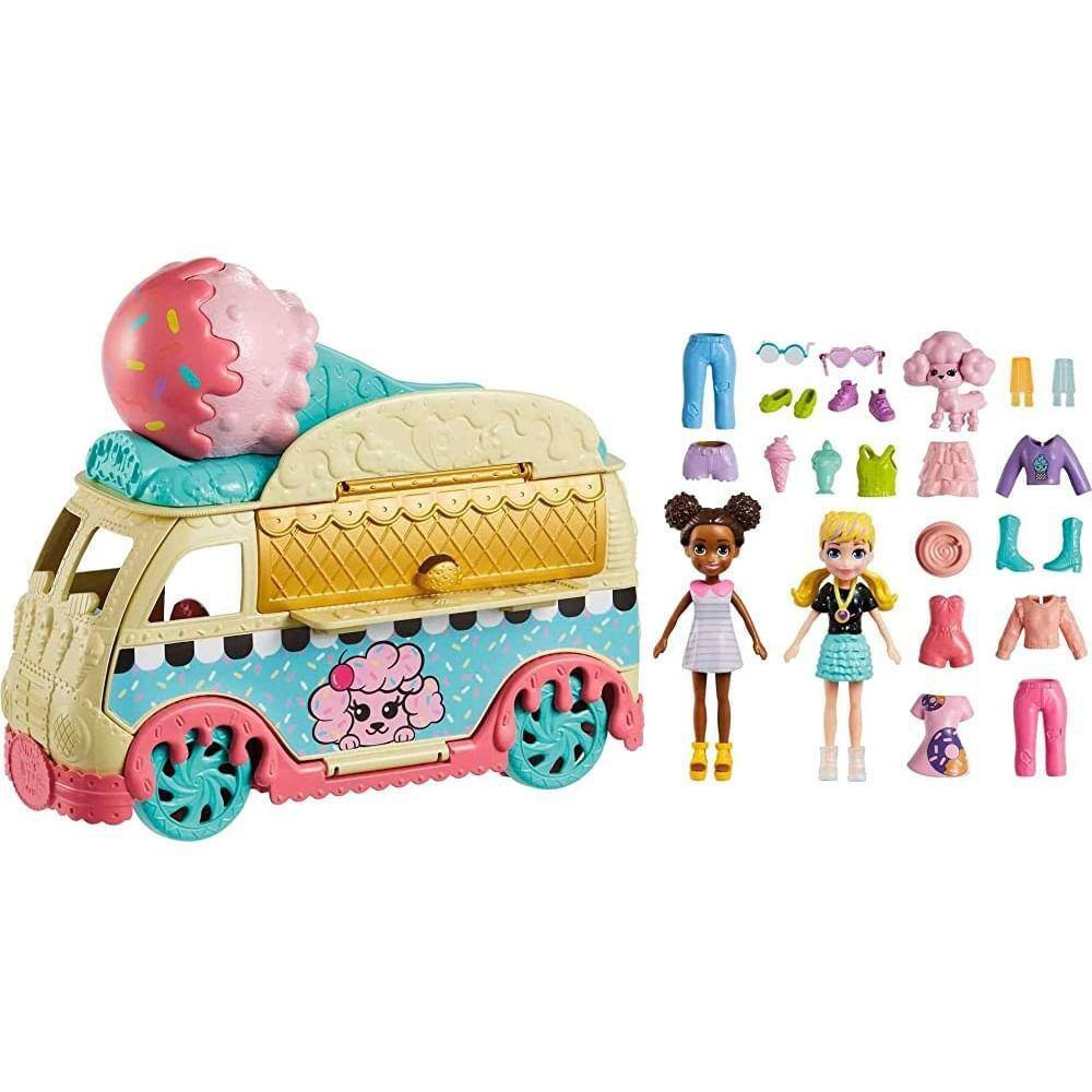 Polly Pocket Mattel Caminhão De Sorvetes