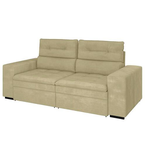 Sofá 2,20 Metros Retrátil e Reclinável com Ponto