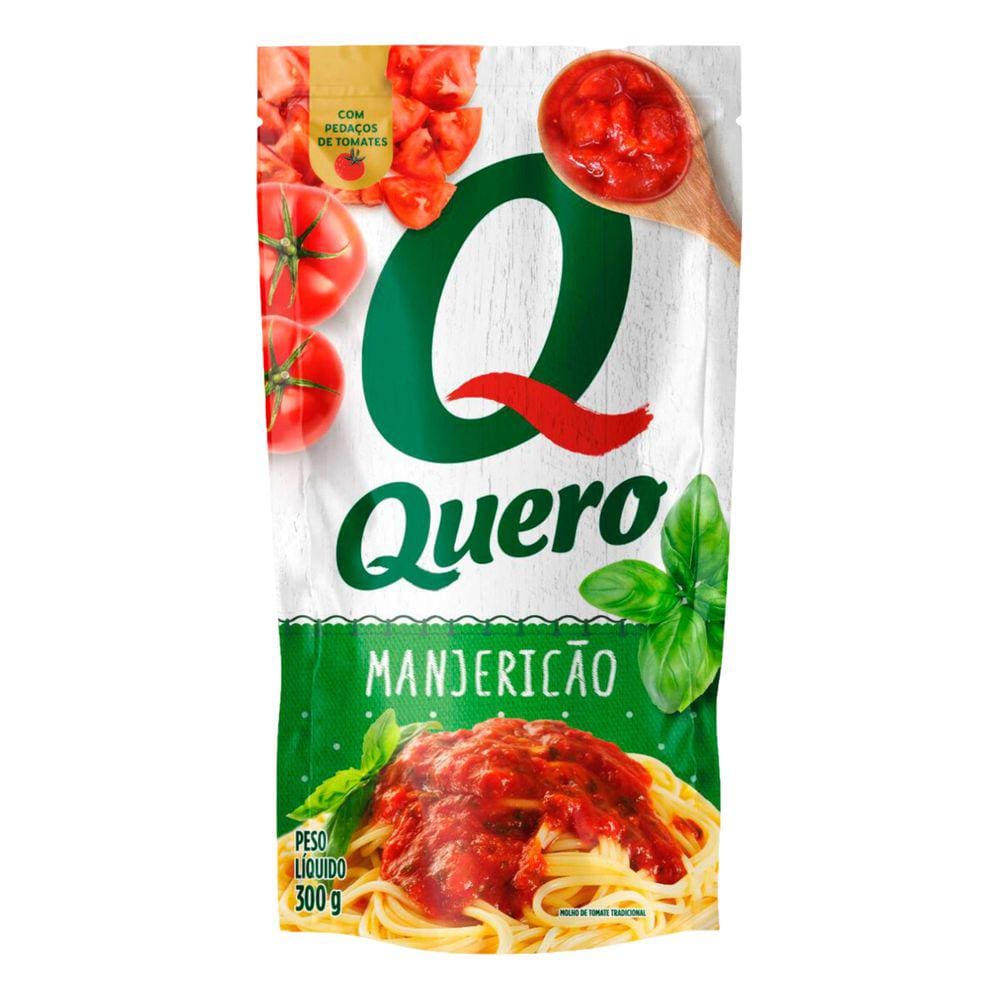 Molho Manjericão Quero 300g