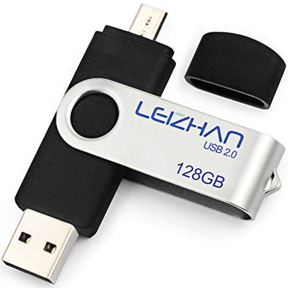 Leizhan 128GB Micro USB Flash Drive Thumb Drive para Micro USB OTG Android  Phone Memory Stick Micro Photo Stick Tablet/Comdor U Disk, Preto | Ponto