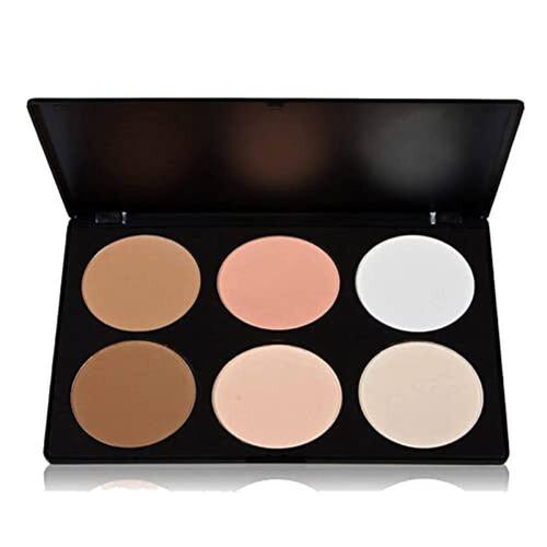 Vodisa Contour Face Powder Kit Base Base Corrector Paleta Pigmento