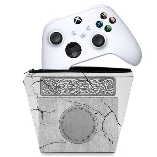 Capa Xbox Series S X Controle Case Mjolnir Thor Amor e Trovão Ponto