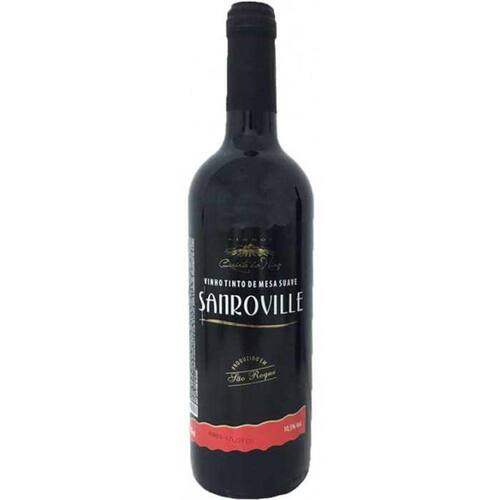 Vinho Tinto Suave SANROVILLE 750ml Menor preço em Vinho Tinto Suave SANROVILLE 750ml