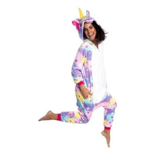 Pijama Kigurumi Pronta Entrega Envio Imediato Fantasia Unissex Unicórnio  Coelha Panda Dragão Dinossauro Pikachu Cosplay - Escorrega o Preço