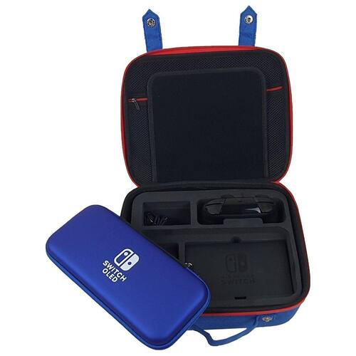 Bolsa E Case Nintendo Switch Oled Mala Estojo Viagem 2 Em 1 Ponto Bolsa E Case Nintendo Switch Oled Mala Estojo Viagem 2 Em 1 Ponto