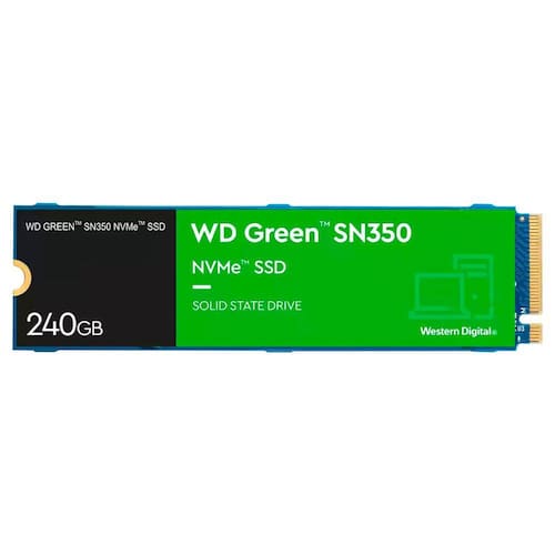 Menor preço em SSD Western Digital M.2 2TB SN350 Green NVMe - WDS200T3G0C