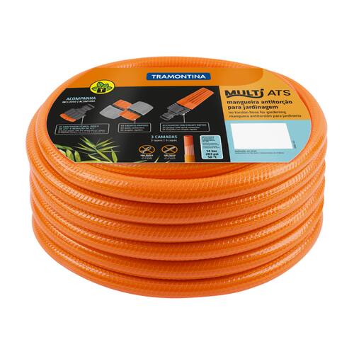 Mangueira Antitorção Multi Ats 1/2  Laranja Pvc 30M Tramontina 79248303 é boa?