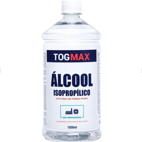 Álcool Isopropilico 99,80% Alto Grau De Limpeza 1 Litro Togmax Menor preço em Álcool Isopropilico 99,80% Alto Grau De Limpeza 1 Litro Togmax
