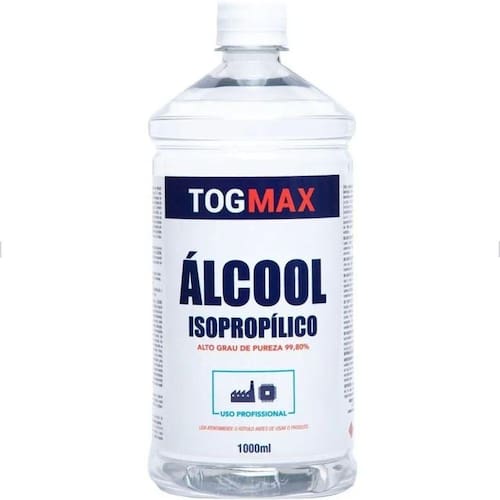 Álcool Isopropilico 99,80% Alto Grau De Limpeza 1 Litro Togmax