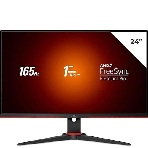 Monitor AOC 23,8" 24G2SE Widescreen Viper 24 Gamer 165Hz / 1Ms / Vga / Hdmi / Display Port / Vesa