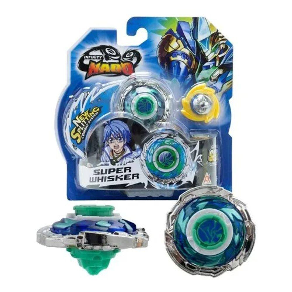 Beyblade C/ Lançador Peão Batalha Infinity Nado Pião Rápido