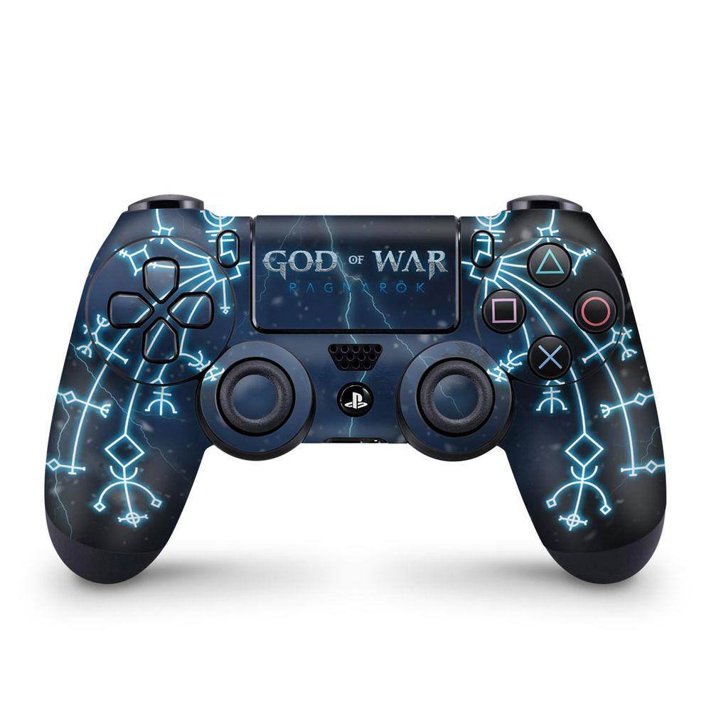 Skin PS4 Controle Adesivo - God Of War Ragnarok B | Ponto