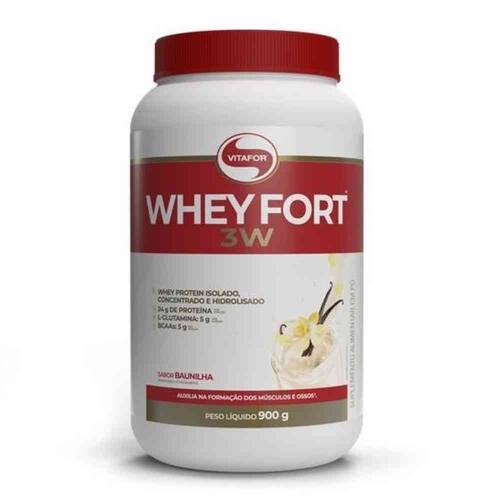 Vitafor Whey Fort 3W 900G Baunilha é boa?