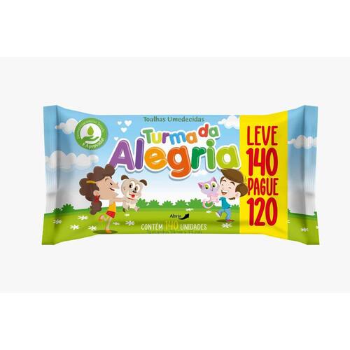 Toalha Umedecida Turma da Alegria - Leve 140 Pague 120 Menor preço em Toalha Umedecida Turma da Alegria - Leve 140 Pague 120