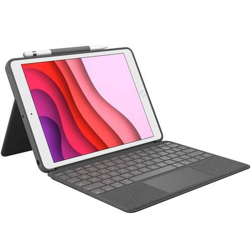 Capa Teclado e TouchPad Logitech para iPad, Combo Touch, Cinza Menor preço em Capa Teclado e TouchPad Logitech para iPad, Combo Touch, Cinza