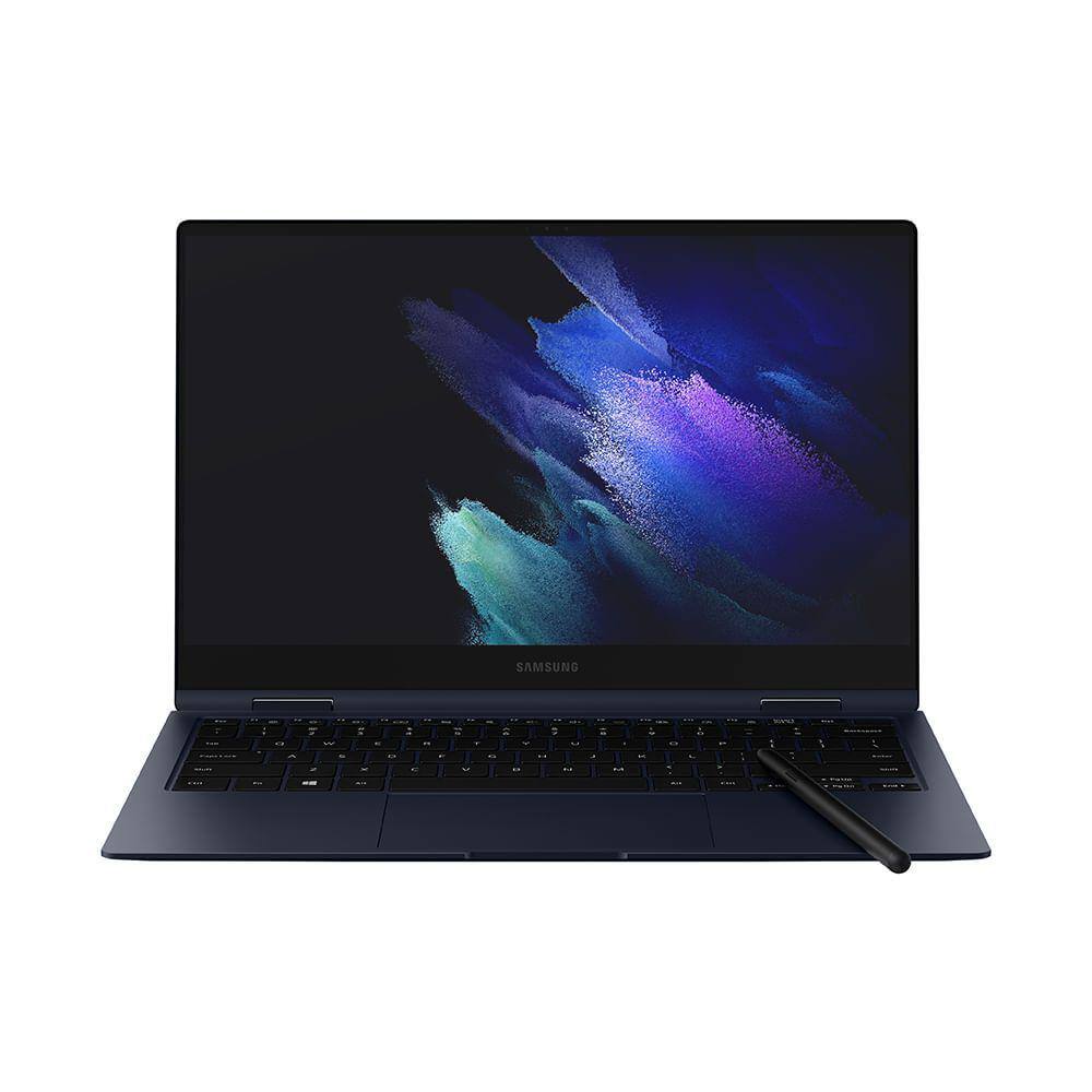 Notebook Samsung Galaxy Book Pro 360 2 em 1 i7-1165G7 16GB SSD 512GB Intel Iris Xe Graphics Tela 13.3'' FHD W10 - NP930QDB-KS1BR