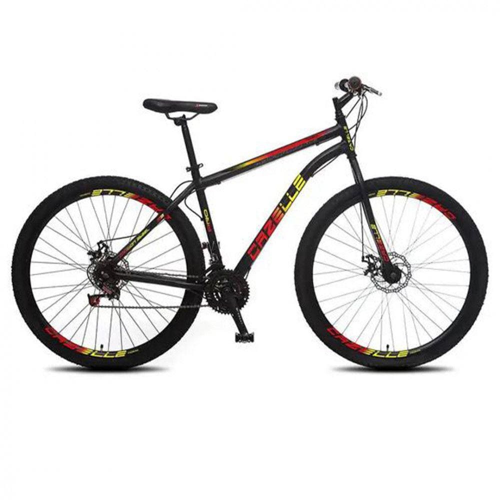 Bicicleta Colli Bike Cazelle Aro 29 Susp. Dianteira 21 Marchas - Amarelo/azul