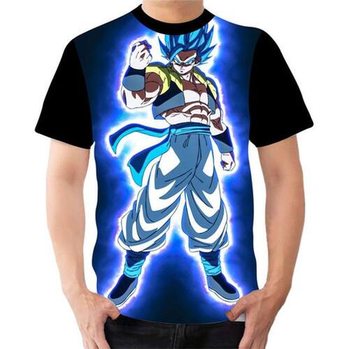 Camisa Camiseta Blusa Goku Super SSJ 3 Dragon Ball Z