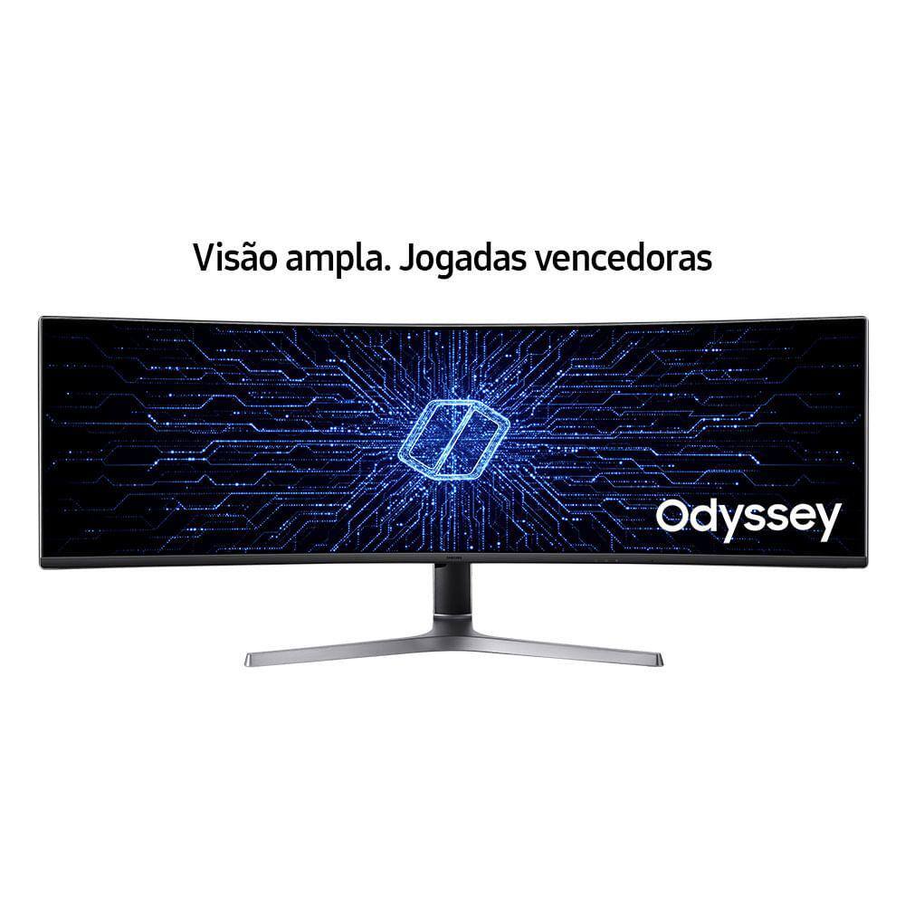 Monitor Gamer Curvo Samsung Odyssey 49" - LC49RG90SSLXZD