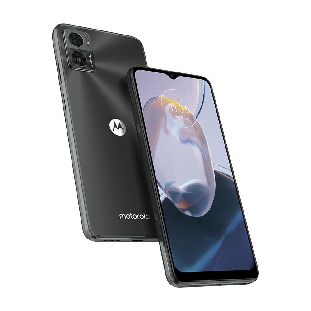 Smartphone Motorola Moto E22 32GB 2GB RAM Tela de 6.5” Dual Chip Câmera Dupla 16MP - Grafite