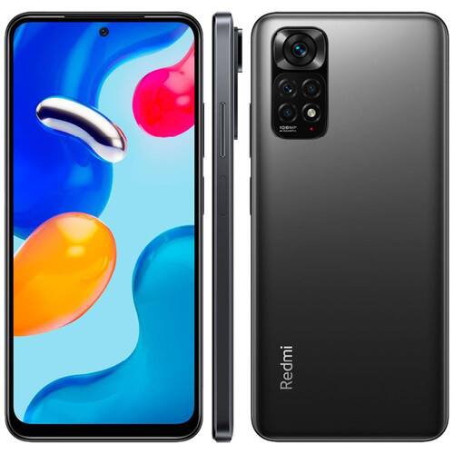 Smartphone Xiaomi Redmi Note 12 5G 128GB Cinza Tela 6.67 Câmera