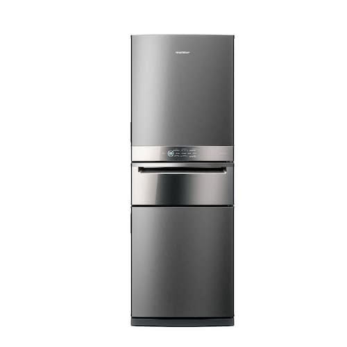 Geladeira Brastemp Inverse 3 Frost Free 419 litros cor Inox com Freeze Control Pro-BRY59CK