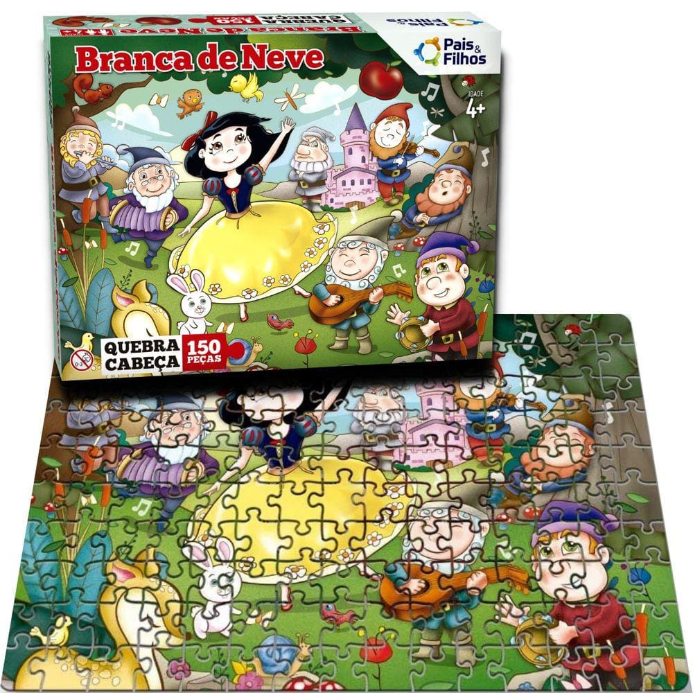 JOGO QUEBRA-CABEÇA DAS PRINCESAS 150 PEÇAS