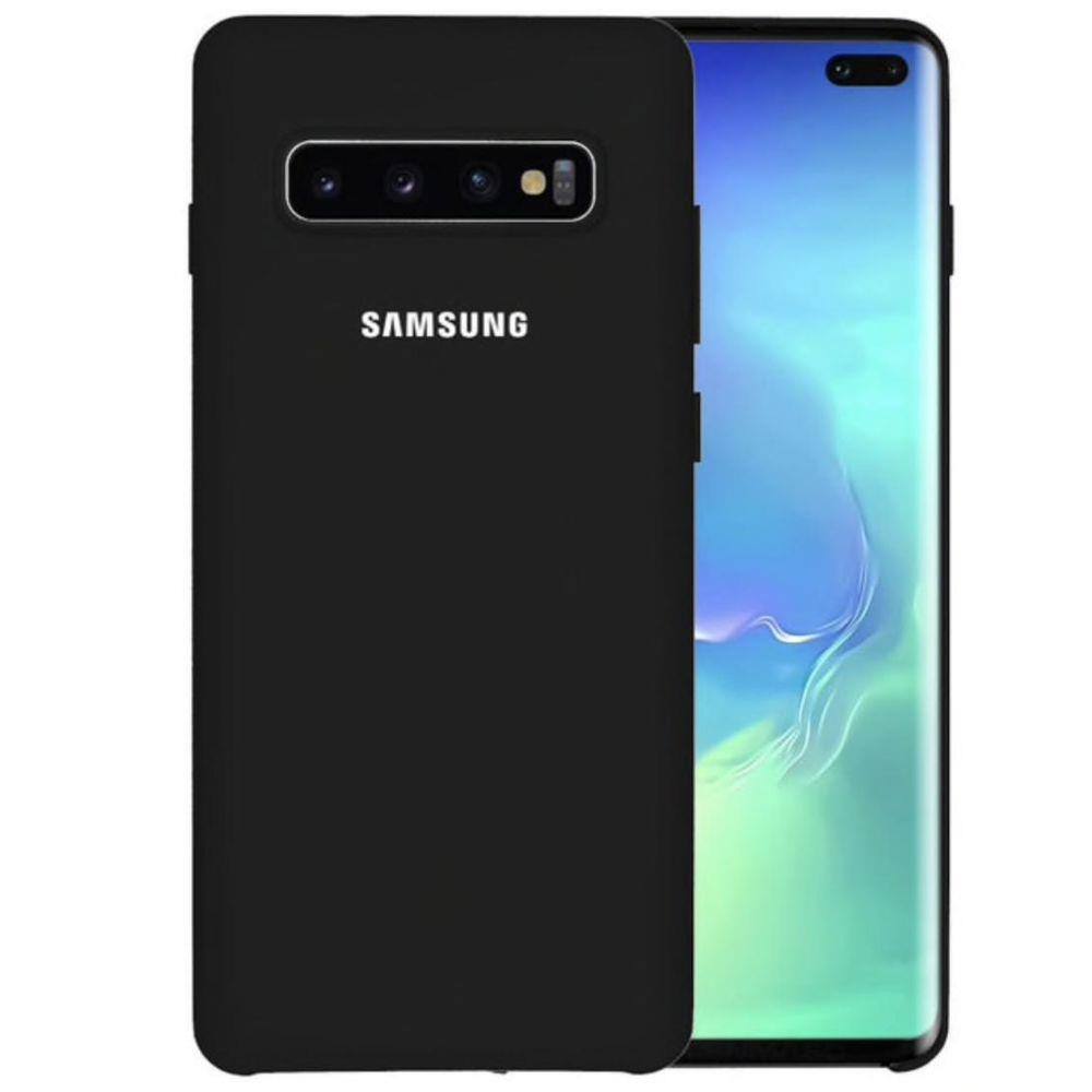 Capa Samsung Galaxy S10 Tela de 6.1 Polegadas Silicone Anti Impacto Cover  Preto | Ponto