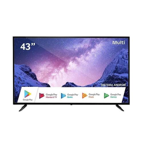 Smart Tv Multilaser Tl046 43 Full Hd Smart Multi Android 3 Menor preço em Smart Tv Multilaser Tl046 43 Full Hd Smart Multi Android 3