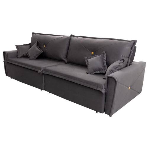 Sofá 3 Lugares Hellen Com Assento Retrátil Ponto
