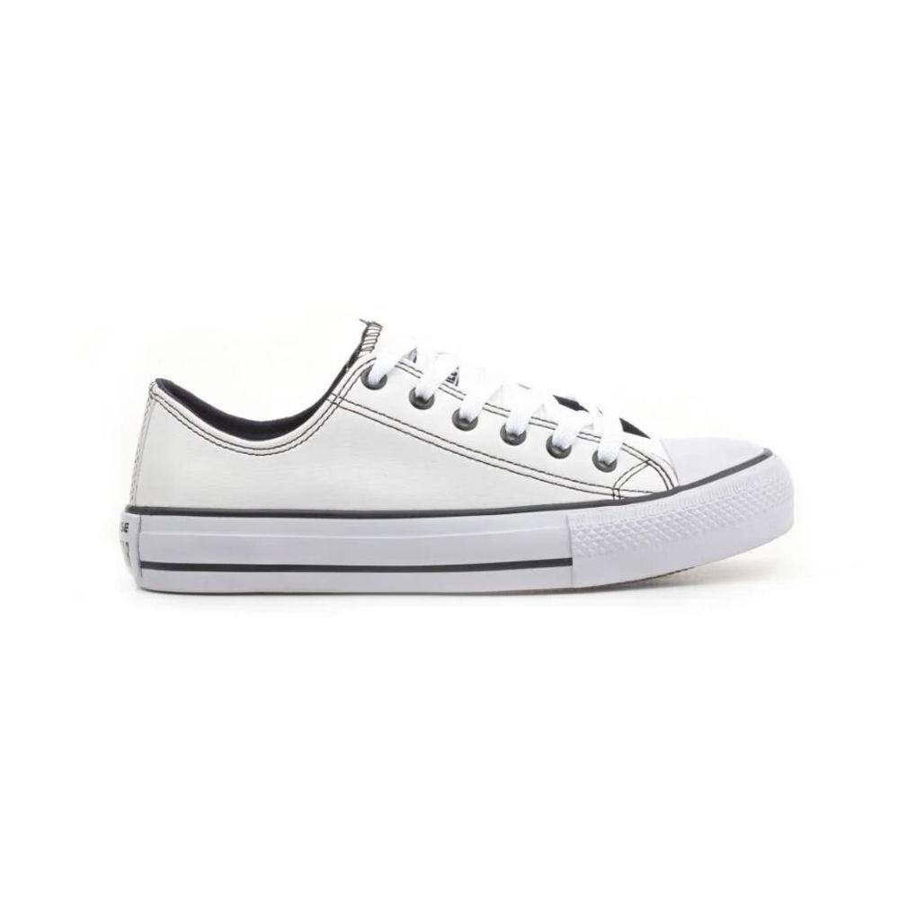 All star best sale branco couro centauro