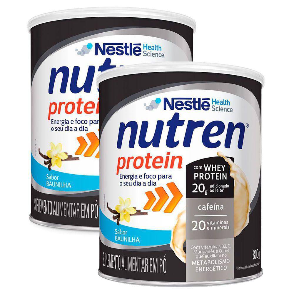 Kit 2 Complemento Alimentar Nutren Protein Baunilha 800g