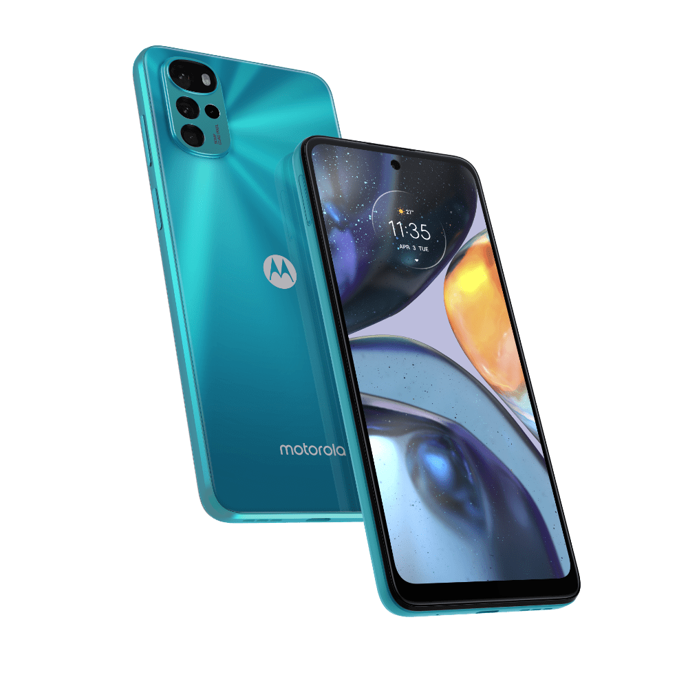 Motorola Moto G22 128GB 4G - Octa-Core 4GB RAM 6,5” Câm Quádrupla + Selfie 16MP Azul