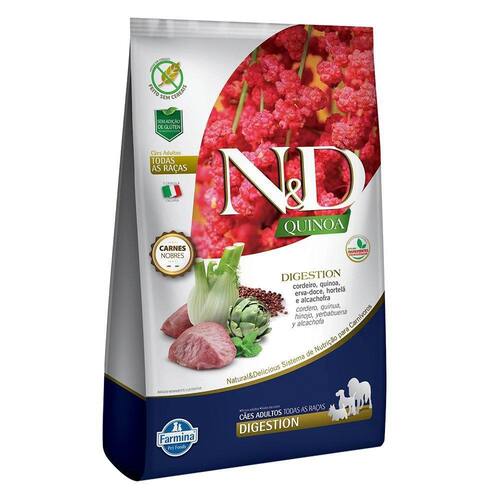 Ração Farmina N&D Quinoa Digestion Cordeiro Ponto