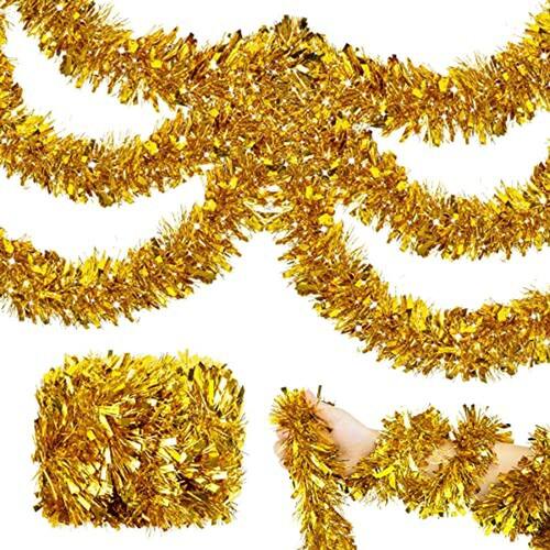 6 Pack Natal Tinsel Garland Decoração, Total | Ponto 6 Pack Natal Tinsel Garland Decoração, Total | Ponto