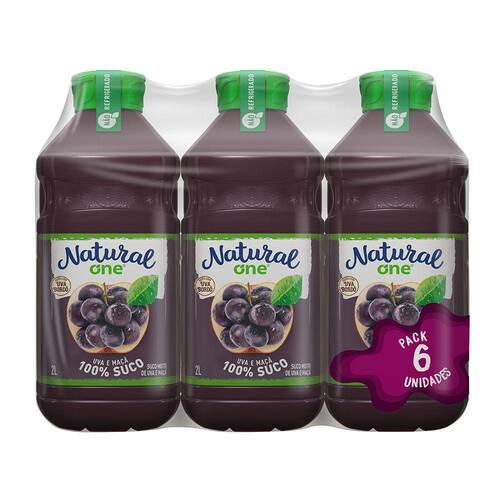 Pack Com 6 Sucos De Uva Ambiente 2L - Natural One é ruim? Pack Com 6 Sucos De Uva Ambiente 2L - Natural One é boa?