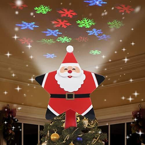 FirstE Natal Árvore Topper Santa, LED | Ponto FirstE Natal Árvore Topper Santa, LED | Ponto
