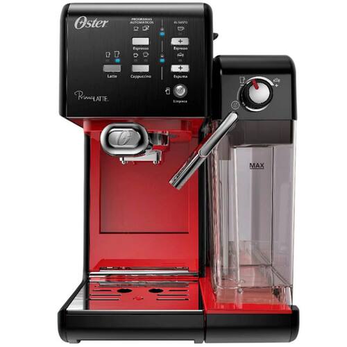 Cafeteira Expresso Oster PrimaLatte Automática Vermelha 127v