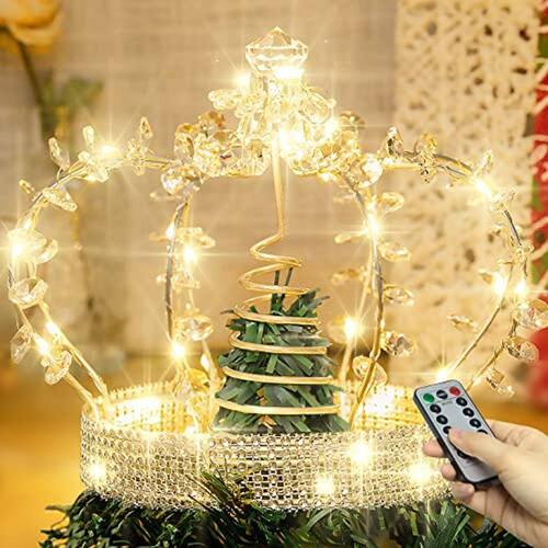 Qmioti Natal Crown Tree Topper, 60 | Ponto Qmioti Natal Crown Tree Topper, 60 | Ponto