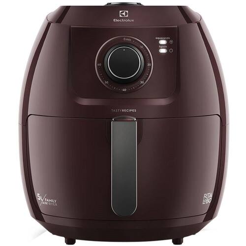 Fritadeira sem Óleo Electrolux Air Fryer EAF51, 5 Litros, Vermelho Escuro 110V Menor preço em Fritadeira sem Óleo Electrolux Air Fryer EAF51, 5 Litros, Vermelho Escuro 110V
