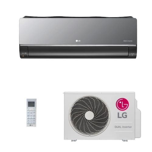 Ar-Condicionado Split HW LG Dual Inverter Voice Artcool UV Nano 18.000 BTUs Quente/Frio 220V