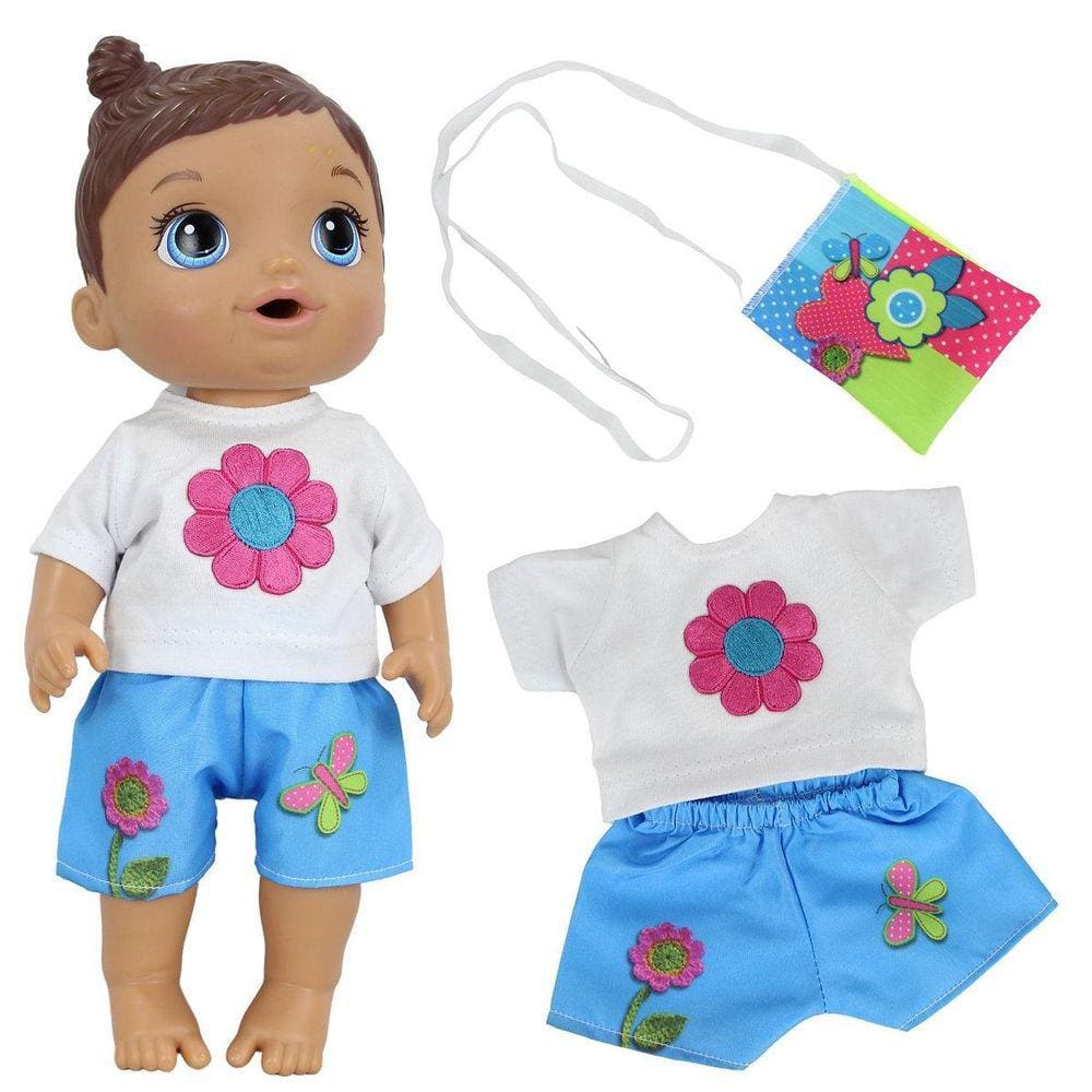 Roupa boneca Baby Alive kit com 5 peças