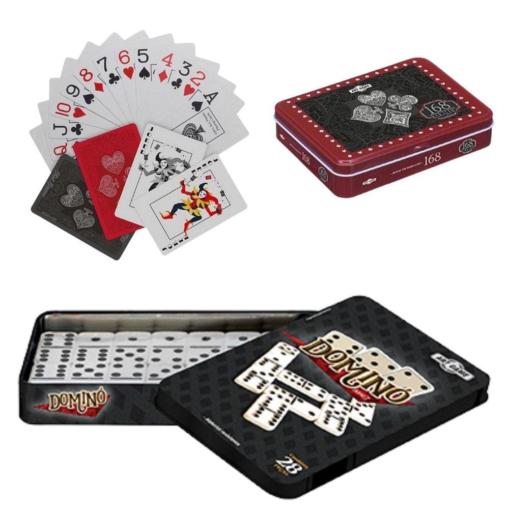 Jogo de Domino profissonal Com Estojo C\28Pcs