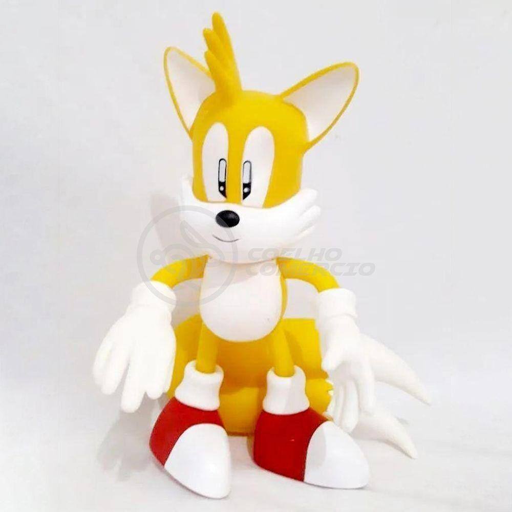 Boneco Grande Sonic World Colecionável 23cm Pvc