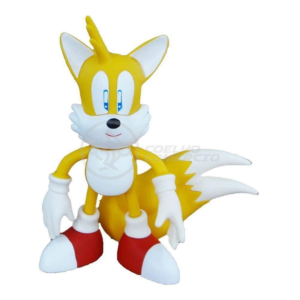 Boneco Action Figure Super Sonic 23cm Sonic - WebContinental