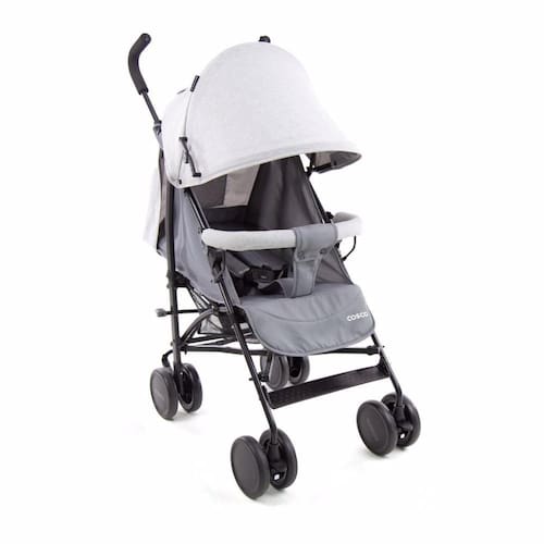 Carrinho de Bebê Hobby Cosco Cinza Mescla Menor preço em Carrinho de Bebê Hobby Cosco Cinza Mescla